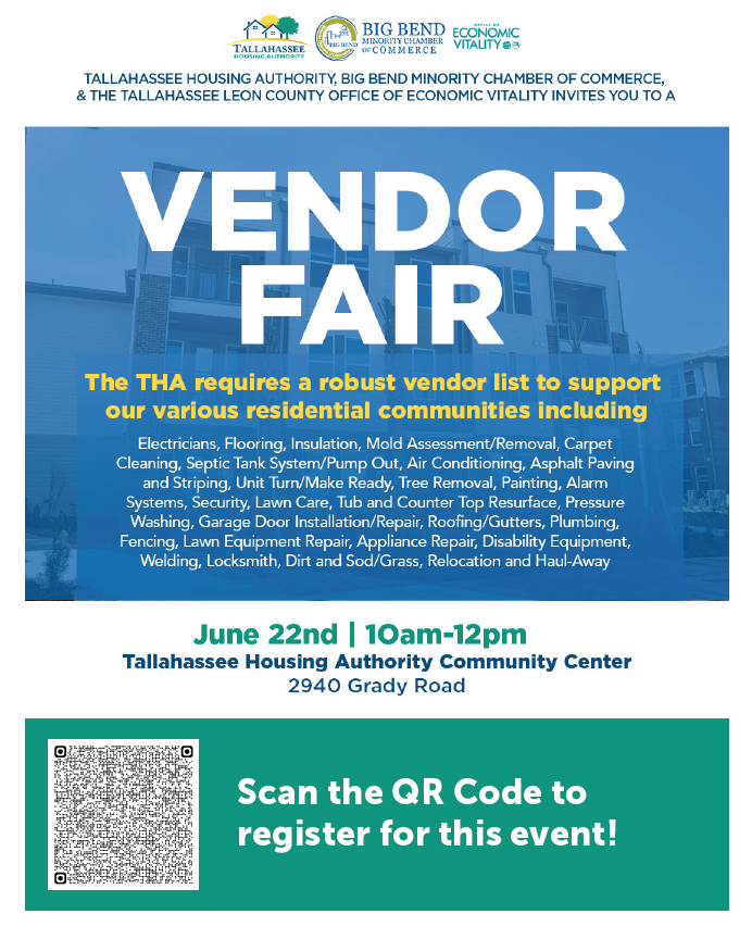 Vendor Fair Flyer. All information from this flyer is listed above.